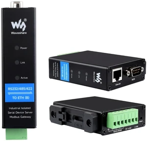 RS232/485/422 to RJ45 Ethernet Converter Industrial Isolated Rail-Mount RS232/48 RS232/485/422 to RJ45 Ethernet Converter Industrial Isolated Rail-Mount RS232/48