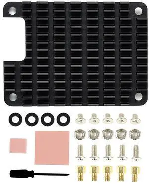 Dedicated Aluminum Heatsink for Raspberry Pi Compute Module 4 (CM4), Notched for Dedicated Aluminum Heatsink for Raspberry Pi Compute Module 4 (CM4), Notched for