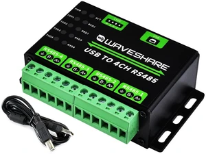 Industrial USB to 4CH RS485 Converter, Transmission Distance up to 1.2km, Compat Industrial USB to 4CH RS485 Converter, Transmission Distance up to 1.2km, Compat