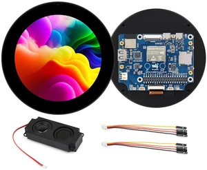 ESP32-P4 3.4inch WIFI6 Round Touch Display Development Board, 800 x 800, Toughen ESP32-P4 3.4inch WIFI6 Round Touch Display Development Board, 800 x 800, Toughen