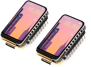 (2PCS) ESP32-S3 1.47inch LCD Display Development Board with Pre-Soldered Header, (2PCS) ESP32-S3 1.47inch LCD Display Development Board with Pre-Soldered Header,