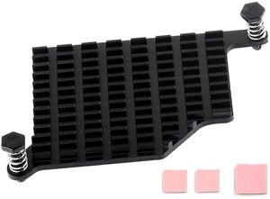Aluminum Heatsink for Raspberry Pi 5, Pi 5 Heatsink with Thermal Pads and Spring Aluminum Heatsink for Raspberry Pi 5, Pi 5 Heatsink with Thermal Pads and Spring