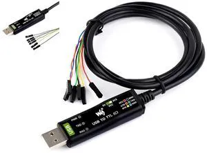Industrial USB to TTL Converter 6pin Serial Cable 1M Length, Original FT232RNL C Industrial USB to TTL Converter 6pin Serial Cable 1M Length, Original FT232RNL C