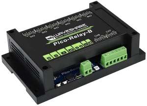 Industrial 8-Channel Relay Module for Raspberry Pi Pico/Raspberry Pi Pico W, Emb Industrial 8-Channel Relay Module for Raspberry Pi Pico/Raspberry Pi Pico W, Emb