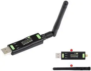 Waveshare USB to LoRa Data Transfer Module Based On SX1262, 850~930MHz Frequency Waveshare USB to LoRa Data Transfer Module Based On SX1262, 850~930MHz Frequency