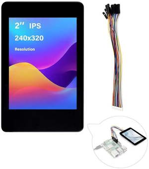 2inch IPS Touch Screen Compatible with Raspberry Pi 5/4B/3B+/3B/Pi Zero/Zero W/P 2inch IPS Touch Screen Compatible with Raspberry Pi 5/4B/3B+/3B/Pi Zero/Zero W/P
