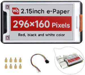 2.15inch E-Paper Display (B) Compatible with Raspberry Pi 5/4B/3B+/Zero/Zero W/Z 2.15inch E-Paper Display (B) Compatible with Raspberry Pi 5/4B/3B+/Zero/Zero W/Z