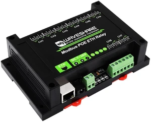 8-CH Ethernet Relay Module, Adopt Modbus RTU/Modbus TCP Protocol, Supports PoE P 8-CH Ethernet Relay Module, Adopt Modbus RTU/Modbus TCP Protocol, Supports PoE P