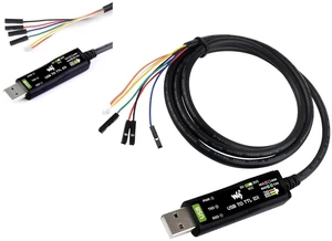 Industrial USB TO TTL Serial Cable, Original FT232RNL Chip, with Separated 4pin Industrial USB TO TTL Serial Cable, Original FT232RNL Chip, with Separated 4pin