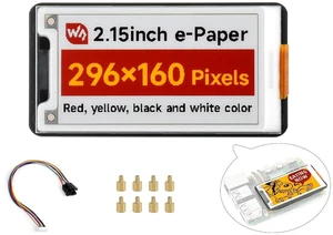 2.15inch E-Paper Display Compatible with Raspberry Pi 5/4B/3B+/Zero/Zero W/Zero 2.15inch E-Paper Display Compatible with Raspberry Pi 5/4B/3B+/Zero/Zero W/Zero