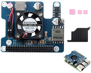 POE HAT Board for Raspberry Pi 5, Power Over Ethernet HAT(POE) with Onboard Cool POE HAT Board for Raspberry Pi 5, Power Over Ethernet HAT(POE) with Onboard Cool