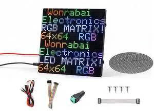 64 x 64 4096 RGB Full Color LED Matrix Panel, 2mm Pitch, Display Text/Colorful I 64 x 64 4096 RGB Full Color LED Matrix Panel, 2mm Pitch, Display Text/Colorful I