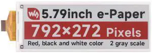 5.79inch e-Paper Raw Display Without Driver Board E-Ink Display 792x272 Pixel, R 5.79inch e-Paper Raw Display Without Driver Board E-Ink Display 792x272 Pixel, R