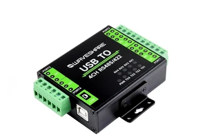 Waveshare Isolated USB to 4-CH RS485/422 Converter with Original FT4232HL Chip, Waveshare Isolated USB to 4-CH RS485/422 Converter with Original FT4232HL Chip,