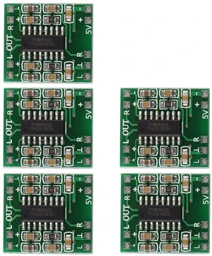 5pcs PAM8403 2X 3W Mini Digital Power Amplifier Board AMP Class D 2.5-5V Input 5pcs PAM8403 2X 3W Mini Digital Power Amplifier Board AMP Class D 2.5-5V Input