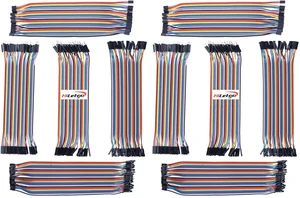 200pcs Breadboard Jumper Wires - Dupont Wire Male & Female, 2.54mm & 2.0mm, 20cm 200pcs Breadboard Jumper Wires - Dupont Wire Male & Female, 2.54mm & 2.0mm, 20cm