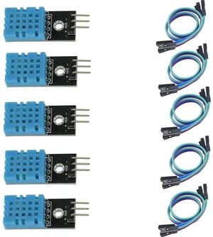 5pcs DHT11 Temperature Humidity Sensor Module Digital Temperature Humidity Senso 5pcs DHT11 Temperature Humidity Sensor Module Digital Temperature Humidity Senso