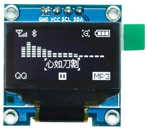 0.96" SSD1306 I2C IIC SPI Serial 128X64 OLED LCD Display 4 Pin Font Color White 0.96" SSD1306 I2C IIC SPI Serial 128X64 OLED LCD Display 4 Pin Font Color White