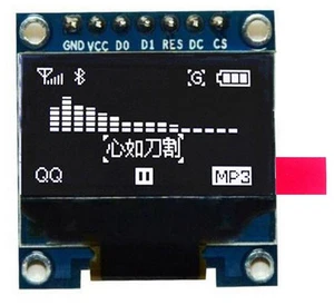 0.96" inch SPI Serial 128 * 64 12864 Characters OLED LCD Display SSD1306 for 51 0.96" inch SPI Serial 128 * 64 12864 Characters OLED LCD Display SSD1306 for 51