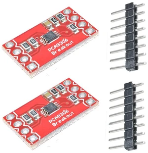 2pcs PCA9306 I2C Level Translator Breakout Board Module I2C IIC Dual Voltage 2-b 2pcs PCA9306 I2C Level Translator Breakout Board Module I2C IIC Dual Voltage 2-b