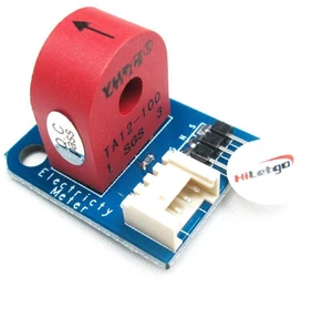 Analog Current Meter Sensor Module AC 0~5A Ammeter Sensor Board Based on TA12-10 Analog Current Meter Sensor Module AC 0~5A Ammeter Sensor Board Based on TA12-10