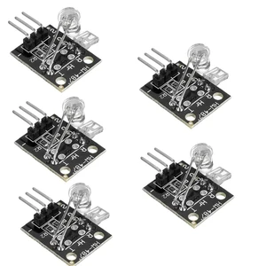 5pcs 5V Heartbeat Detect Sensor Heart Rate Detect Measuring Module Measure Finge 5pcs 5V Heartbeat Detect Sensor Heart Rate Detect Measuring Module Measure Finge