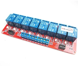 5V 8 Channel Relay Module with OPTO-Isolated Support High and Low Level Trigger 5V 8 Channel Relay Module with OPTO-Isolated Support High and Low Level Trigger