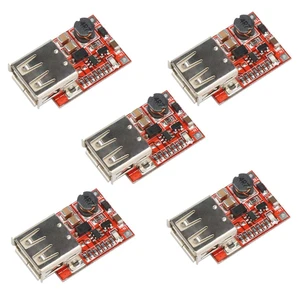 5pcs DC-DC Buck Step Down Module 6-20V 12V/20V to 5V 3A USB Charger Module (Pack 5pcs DC-DC Buck Step Down Module 6-20V 12V/20V to 5V 3A USB Charger Module (Pack