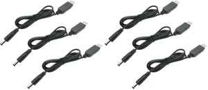 3pcs USB to DC Convert Cable 5V to 12V Voltage Step-Up Cable Max Power 10W 5.5x2 3pcs USB to DC Convert Cable 5V to 12V Voltage Step-Up Cable Max Power 10W 5.5x2