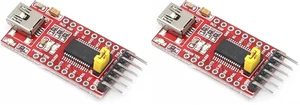 FT232RL Mini USB to TTL Serial Converter Adapter Module 3.3V/5.5V (Pack of 2) FT232RL Mini USB to TTL Serial Converter Adapter Module 3.3V/5.5V (Pack of 2)