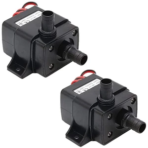 2pcs Water Pump 240L/H DC 12V 4.2W Micro Brushless Pump 3M Pumping Head Ultra Qu 2pcs Water Pump 240L/H DC 12V 4.2W Micro Brushless Pump 3M Pumping Head Ultra Qu
