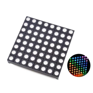 8x8 Matrix RGB LED Common Anode Full Colour LED 60x60mm Colorduino Compatible fo 8x8 Matrix RGB LED Common Anode Full Colour LED 60x60mm Colorduino Compatible fo