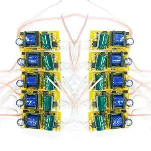 10pcs LED Constant Driver 4-7W 300mA Power Supply Light Transformers for LED Dow 10pcs LED Constant Driver 4-7W 300mA Power Supply Light Transformers for LED Dow
