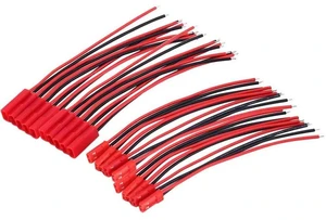 20 Pairs JST Connector Plug Cable 22 AWG 2 Pin Male + Female JST Connector Wire 20 Pairs JST Connector Plug Cable 22 AWG 2 Pin Male + Female JST Connector Wire