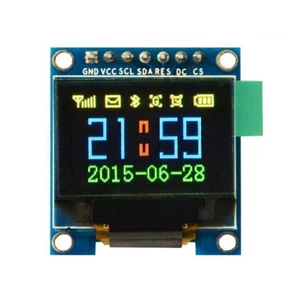 0.95" Inch 7 Pin Colorful 65K SPI OLED Display Module SSD1331 96 * 64 Resolution 0.95" Inch 7 Pin Colorful 65K SPI OLED Display Module SSD1331 96 * 64 Resolution