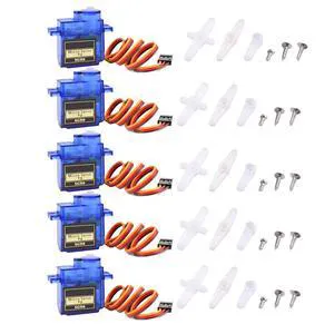 5pcs SG90 Micro Servo Motor 9G 0-180 Degree Rotation Control Mini Servo 0-180° f 5pcs SG90 Micro Servo Motor 9G 0-180 Degree Rotation Control Mini Servo 0-180° f