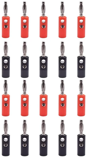 20pcs 4MM Banana Plug Male Audio Speaker Jack Amplifier Banana Plug Terminal Con 20pcs 4MM Banana Plug Male Audio Speaker Jack Amplifier Banana Plug Terminal Con