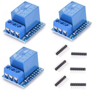 3pcs D1 Mini 5V Relay Shield Module - 1 Channel 3pcs D1 Mini 5V Relay Shield Module - 1 Channel