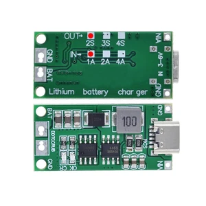 2pcs Multi-Cell 2S 3S 4S USB-C to 8.4V 12.6V 16.8V (2S 1A) Step-Up Boost LiPo Po 2pcs Multi-Cell 2S 3S 4S USB-C to 8.4V 12.6V 16.8V (2S 1A) Step-Up Boost LiPo Po