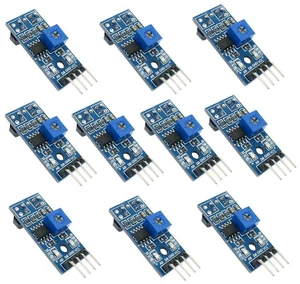 10pcs TCRT5000 Infrared Reflective Sensor IR Photoelectric Switch Barrier Line O 10pcs TCRT5000 Infrared Reflective Sensor IR Photoelectric Switch Barrier Line O