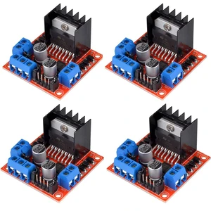 4pcs L298N Motor Driver Controller Board Module Stepper Motor DC Dual H-Bridge f 4pcs L298N Motor Driver Controller Board Module Stepper Motor DC Dual H-Bridge f