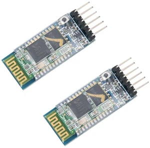 2pcs HC-05 Wireless Bluetooth RF Transceiver Master Slave Integrated Bluetooth M 2pcs HC-05 Wireless Bluetooth RF Transceiver Master Slave Integrated Bluetooth M