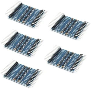 5pcs 5V/3.3V 8 Channel Level Converter IO Bidirectional Mutual Convert for Raspb 5pcs 5V/3.3V 8 Channel Level Converter IO Bidirectional Mutual Convert for Raspb