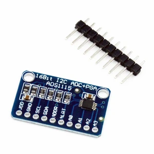 ADS1115 16 Bit 16 Byte 4 Channel I2C IIC Analog-to-Digital ADC PGA Converter wit ADS1115 16 Bit 16 Byte 4 Channel I2C IIC Analog-to-Digital ADC PGA Converter wit