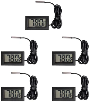 5pcs Digital LCD Thermometer Temperature Digital LCD Fridge Thermometer Water Te 5pcs Digital LCD Thermometer Temperature Digital LCD Fridge Thermometer Water Te