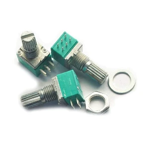 10pcs Double-Joint 6 Pin 09 B10K Potentiometer for Audio Amp 10pcs Double-Joint 6 Pin 09 B10K Potentiometer for Audio Amp