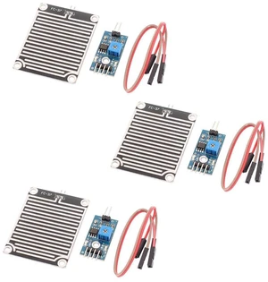 3pcs LM393 Rain Drops Sensor Weather Moisture Monitor Sensor Humidity Sensitivit 3pcs LM393 Rain Drops Sensor Weather Moisture Monitor Sensor Humidity Sensitivit