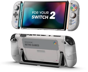 Retro Protective Case Set Compatible with Switch 2, Full Coverage Shockproof Har Retro Protective Case Set Compatible with Switch 2, Full Coverage Shockproof Har