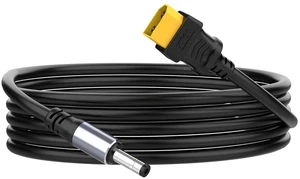 6.6FT XT60 Male to DC5521 Power Cable, XT60 to DC 5.5mm x 2.1mm Male Adapter Cor 6.6FT XT60 Male to DC5521 Power Cable, XT60 to DC 5.5mm x 2.1mm Male Adapter Cor
