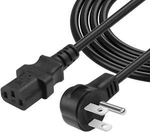 3.9FT 18AWG NEMA 5-15P to IEC 320 C13 Computer Power Cord,10A/250V, 3 Prong AC P 3.9FT 18AWG NEMA 5-15P to IEC 320 C13 Computer Power Cord,10A/250V, 3 Prong AC P
